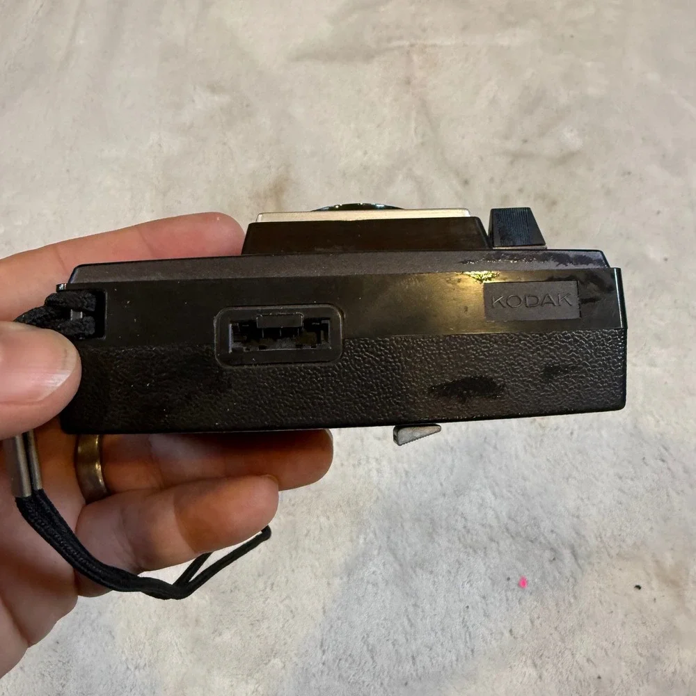 Kodak Instamatic X-15F Vintage 126 Cartridge Film Camera Black Made in USA